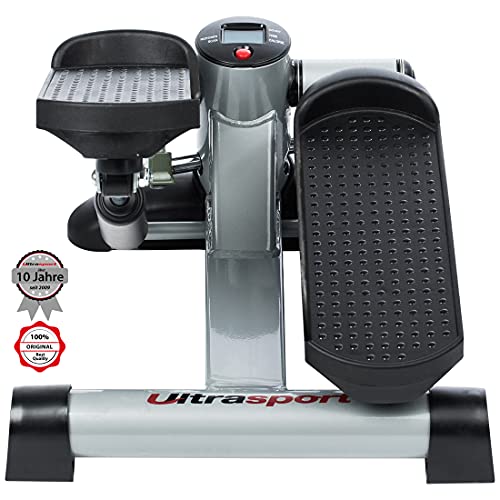 Ultrasport Up-Down-Stepper, stepper incl. ordenador de entrenamiento con muchas funciones, entrenamiento de fitness en casa, swing stepper para el entrenamiento de piernas y glúteos