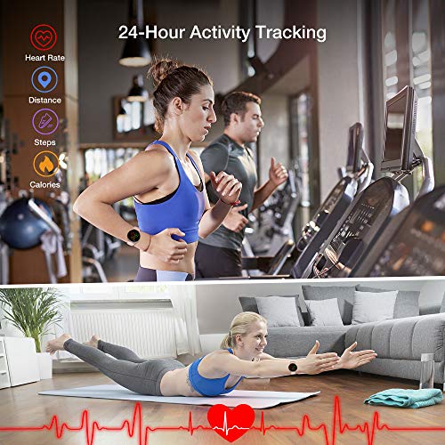 UMIDIGI Smart Watch, Uwatch 2S Rastreador de Actividad Física para Hombres y Mujeres, Monitor de Frecuencia Cardíaca, Podómetro Impermeable de 5 ATM, Reloj Inteligente para Android iOS