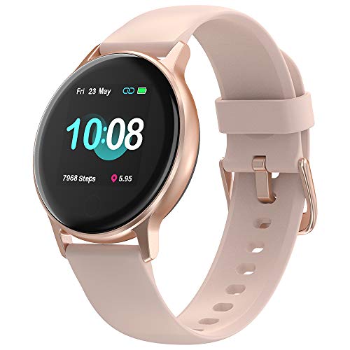 UMIDIGI Smart Watch, Uwatch 2S Rastreador de Actividad Física para Hombres y Mujeres, Monitor de Frecuencia Cardíaca, Podómetro Impermeable de 5 ATM, Reloj Inteligente para Android iOS