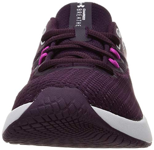 Under Armour Charged Breathe TR 3, Cross Trainer Mujer, Polaris Púrpura Halo Gris Halo Gris 500, 38.5 EU