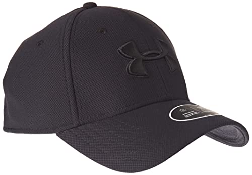 Under Armour Men's Blitzing 3.0 Cap, Gorra Hombre, Negro (Black / Black / White) , S/M