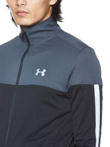 Under Armour Sportstyle Pique Track Jacket Chaqueta, Hombre, Gris (Stealth Gray/White), L