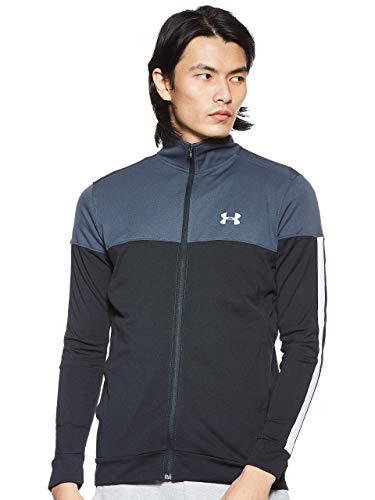 Under Armour Sportstyle Pique Track Jacket Chaqueta, Hombre, Gris (Stealth Gray/White), L