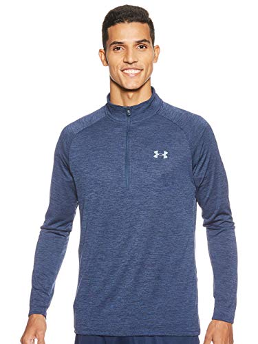 Under Armour Tech 2.0 1/2 Zip, Parte Superior del Calentamiento Hombre, Azul (Academy / Steel) , M