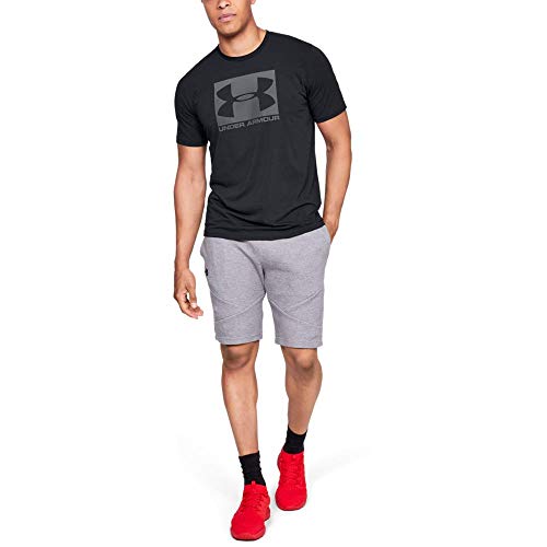 Under Armour UA Boxed Sportstyle Camiseta, Hombre, Negro (Black/Graphite), L