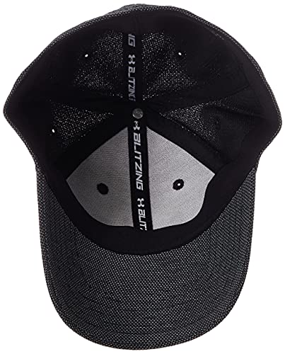 Under Armour UA Men's Heathered Blitzing 3.0, Gorra hombre, Negro (Black / Graphite / Black) , M/L