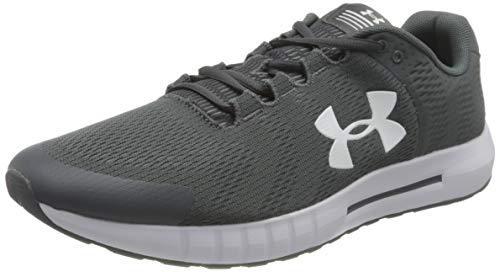 Under Armour UA Micro G Pursuit BP Zapatillas para Correr para Hombre, Gris (Pitch Gray / White / White), 42 EU