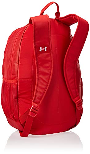 Under Armour UA Scrimmage 2.0 Backpack, mochila unisex, mochila resistente al agua unisex, rojo (Red/Red/White(600)), Taglia unica