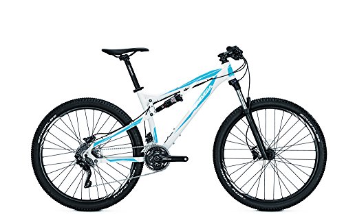 Univega Bicicleta de montaña Renegade 8.0 27.5R, suspensión completa, 2017, color blanco, 49 cm