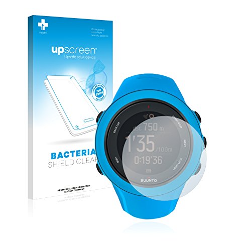 upscreen Protector Pantalla Anti-Bacterias Compatible con Suunto Ambit3 Sport Blue Película Protectora Antibacteriana