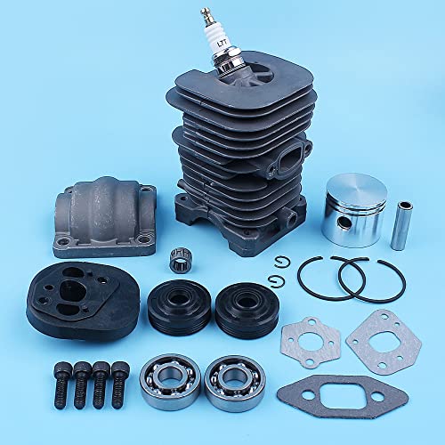 Útil Kit de la junta del rodamiento del cigüe del cigüe del cigüe del cilindro for la fórmula pareja 400 5000 350 351 352 370 371 390 401 420 Motosierra 41mm Accesorios fáciles de instalación