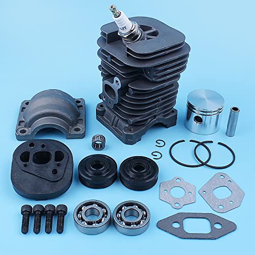 Útil Kit de la junta del rodamiento del cigüe del cigüe del cigüe del cilindro for la fórmula pareja 400 5000 350 351 352 370 371 390 401 420 Motosierra 41mm Accesorios fáciles de instalación