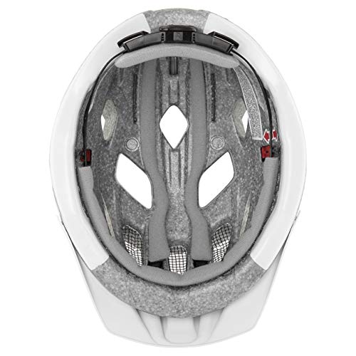 uvex Active Casco de Bicicleta, Adultos Unisex, Aqua White, 52-57 cm