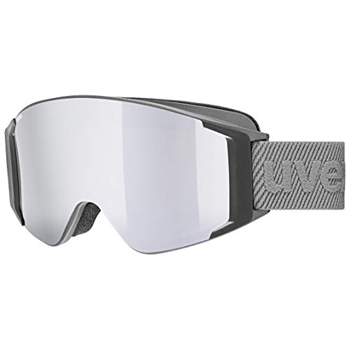 uvex g.gl 3000 TO Gafas de esquí, Adultos unisex, rhino/silver-clear, one size