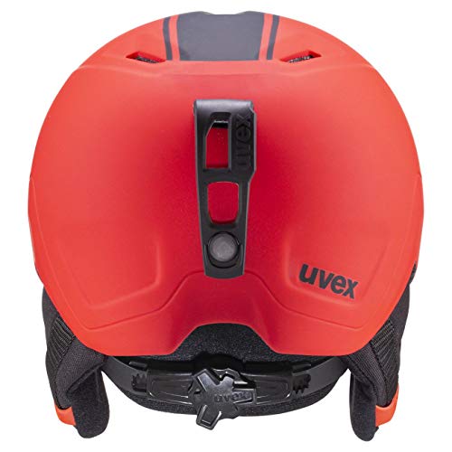uvex heyya Pro Casco de esquí, Juventud Unisex, Race Red Mat, 51-55 cm