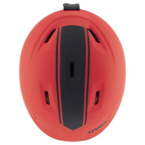 uvex heyya Pro Casco de esquí, Juventud Unisex, Race Red Mat, 51-55 cm