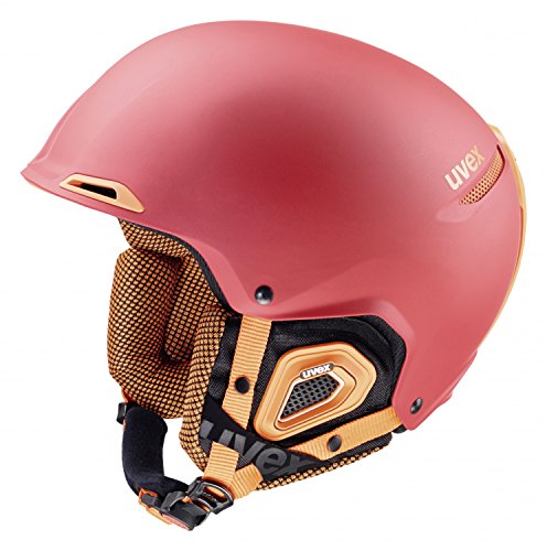 UVEX JAKK+ - Casco para esquiar, invierno, hombre, color red-orange mat, tamaño 55