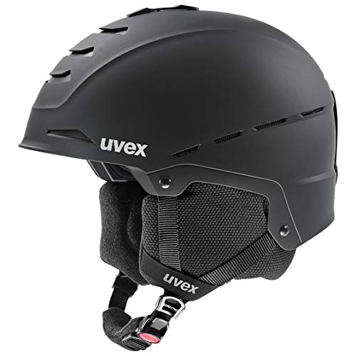 uvex legend 2.0 Casco de esquí, Adultos unisex, black mat, 55-59 cm