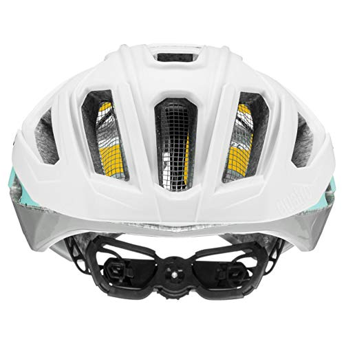 uvex Quatro CC MIPS Casco de Bicicleta, Unisex-Adult, White-Sky, 56-61 cm