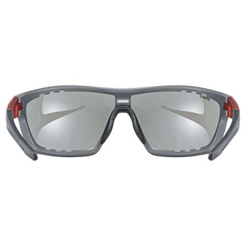 Uvex Sportstyle 706 Gafas de Deporte, Unisex-Adult, Grey Red Mat/Mirror Red, Talla Única