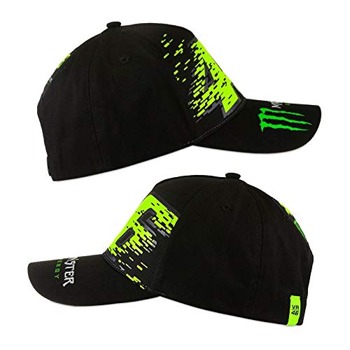 Valentino Rossi Gorra Monster Energy 46,One Size,Blanco,Hombre