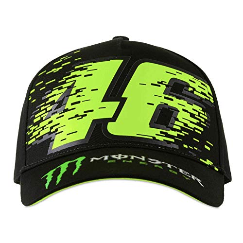 Valentino Rossi Gorra Monster Energy 46,One Size,Blanco,Hombre