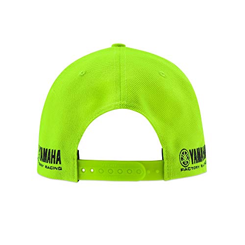 Valentino Rossi Sponsor Mid Visor Kappe Gorra de ala Plana, Hombre, Gelb, Talla única