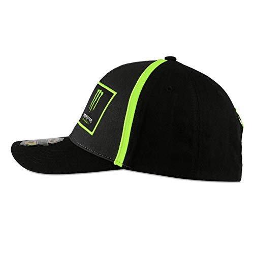 Valentino Rossi Vr46 Gorra Academy Monster Energy,One Size,Multi,Hombre