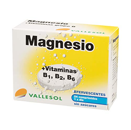 VALLESOL magnesio + vitaminas B1, B2, B6 caja 24 uds
