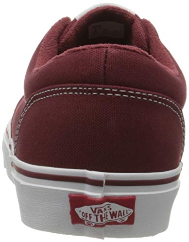 Vans Doheny, Zapatillas Hombre, Lienzo Rojo Oxblood Blanco 8J3, 40 EU