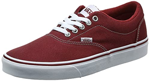 Vans Doheny, Zapatillas Hombre, Lienzo Rojo Oxblood Blanco 8J3, 40 EU