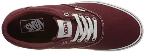 Vans Doheny, Zapatillas Hombre, Lienzo Rojo Oxblood Blanco 8J3, 40 EU