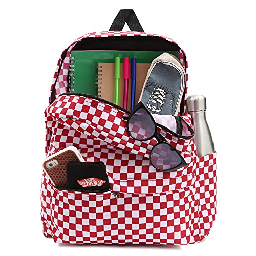 Vans Old Skool Check Backpack, Mochila Unisex Adulto, Chili Pepper-Checkerboard, Talla única