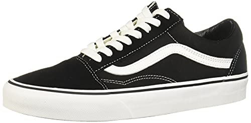 Vans Old Skool, Zapatillas Unisex Adulto, Negro (Black/White), 38.5