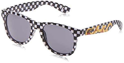 Vans Spicoli 4 Shades Gafas, BLACK-WHITE CHECK-FLAME, One Size Unisex Adulto