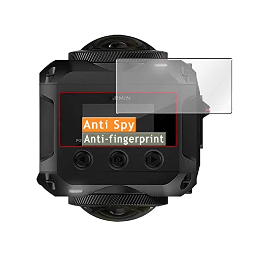 Vaxson Protector de Pantalla de Privacidad, compatible con GARMIN VIRB 360 [No Vidrio Templado ] Nuevo Película Protectora Film Guard