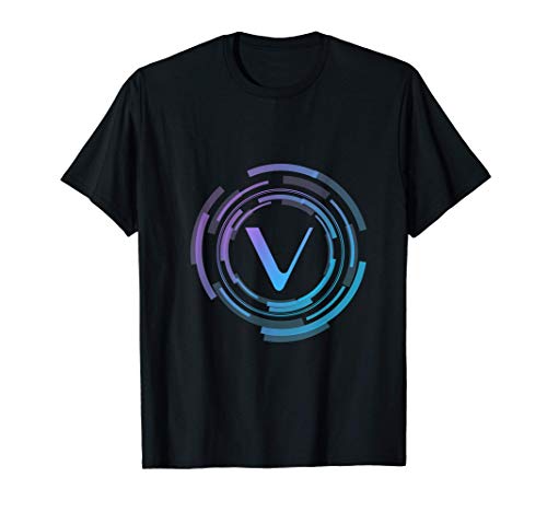 VeChain VET Logo Image Mechanical Cryptocurrency Camiseta
