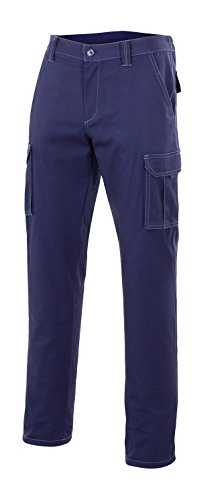 VELILLA 103001 - Pantalón Multibolsillos (Talla 52) Color Azul Marino