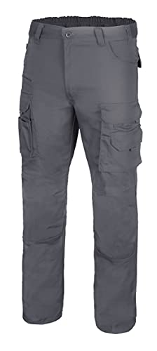 VELILLA 103011; pantalón Canvas Multibolsillos; Color Gris; Talla L