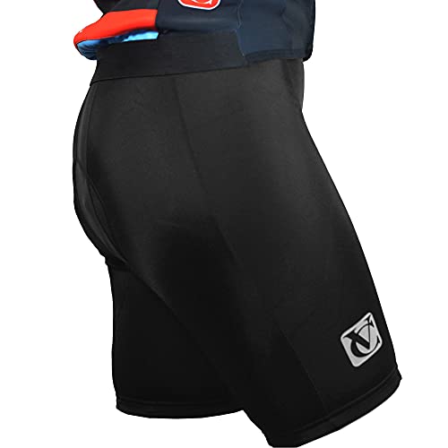 VeloChampion Pantalones Cortos Ciclismo Mujer Señoras Acolchado Logo Reflectante (X-Large)