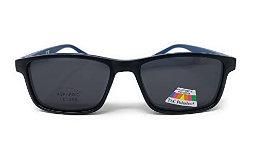 VENICE EYEWEAR OCCHIALI | Gafas de lectura 2 en 1 . SUPLEMENTO POLARIZADO IMAN unisex Venice. Protege tus ojos de la fatiga y del sol.. (BLUE, +3,50)