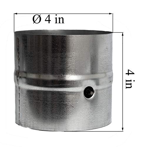 Vent Systems - Amortiguador inverso de 100 mm, obturador de reflujo - Muelles en línea cargados - Inserto de conducto de flujo de aire unidireccional - Deflector de ventilación del ventilador en línea