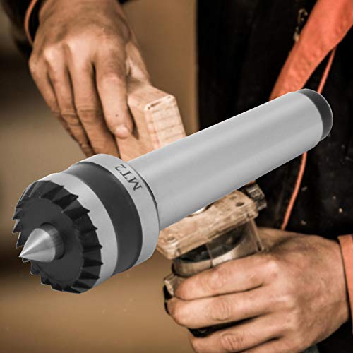 【Venta del día de la Madre】 Herramienta de torneado de Torno de Madera, Centro de torneado en Vivo, Madera de Metal para rodamientos Tanto para Madera(Number 2)