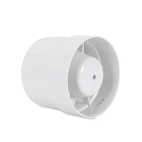 Ventilador de tubo ABS de 150 mm de diámetro para cocina, baño, rodamiento de bolas, silencioso, ventilador de baño, 210 m³/h, con rodamiento de bolas, 220 V, para oficinas, baños, tiendas, cocinas