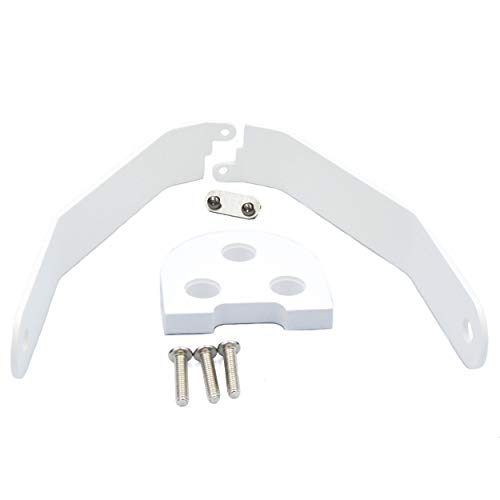 Vestigia® - Aluminio de Soporte para Guardabarros para Xiaomi M365 / Pro Scooter, Kits de Modificación, M365 Accesorios, Patinete Electrico, Scooter Accesorios (Blanco)