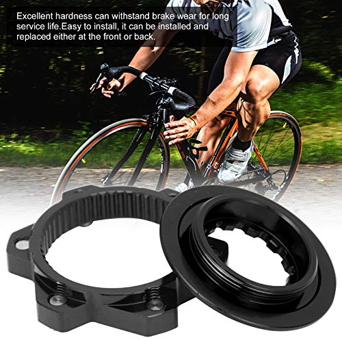 VGEBY Brake Center Lock, bujes Center-Lock para convertir bujes Shimano Center-Lock para adaptarse a rotores de 6 tornillos(Negro)