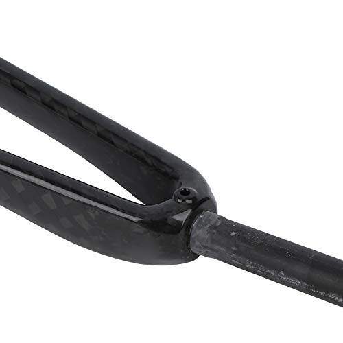 VGEBY Horquilla de Fibra de Carbono para Bicicleta, Horquilla Delantera de Fibra de Carbono de 25,4 MM para Bicicleta de Carretera Duradera, Horquilla de Engranaje Fijo, Piezas de Ciclismo