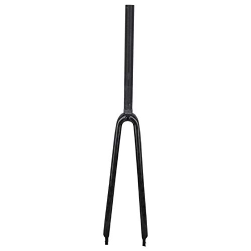 VGEBY Horquilla de Fibra de Carbono para Bicicleta, Horquilla Delantera de Fibra de Carbono de 25,4 MM para Bicicleta de Carretera Duradera, Horquilla de Engranaje Fijo, Piezas de Ciclismo