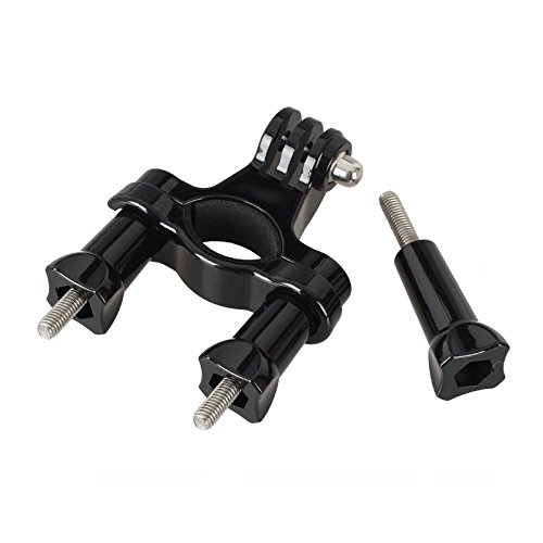 vhbw Abrazadera Montaje de Tubo bicis con Brazo pivotante - 3 vías Compatible con Gopro Hero 6 Black, Fusion, Hero 2018, Hero 7