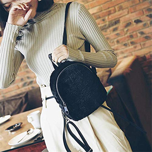 VHVCX Chicas Linda De La Escuela Estilo De Muy Buen Gusto Bolsa De Viaje Mochila Franela Mini Mochila Mochila Mulheres Streetwear Elegante Bagpack, A